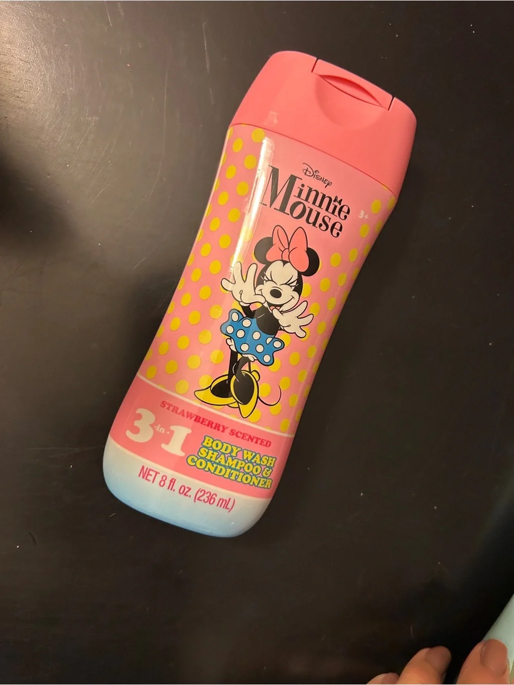 Kids 3-in-1 Strawberry Body Wash, Shampoo & Conditioner - Pink Minnie Mouse